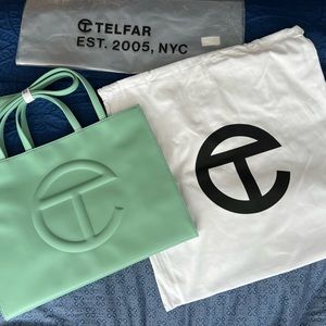 Telfar Large Shopping Bag - Sage